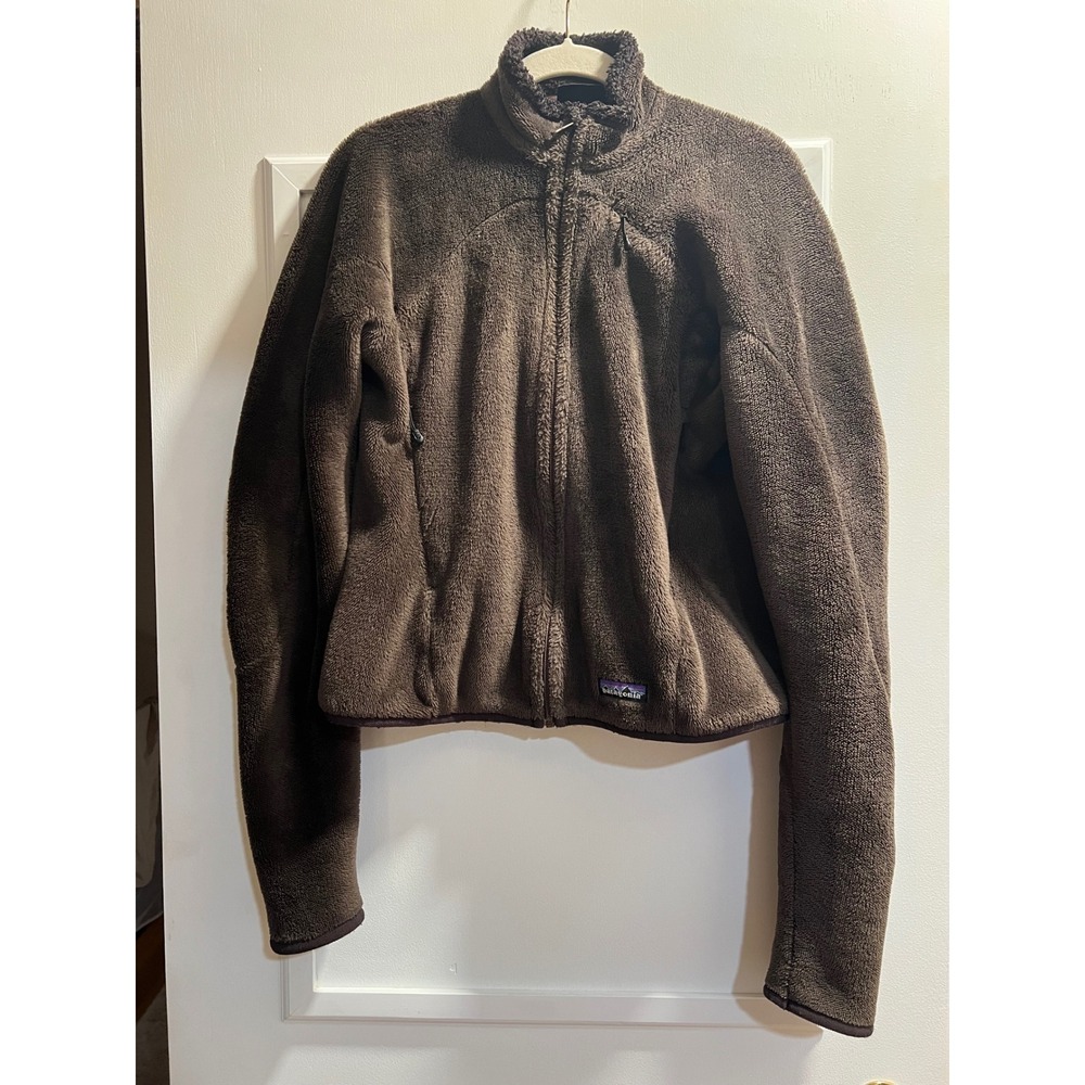 Patagonia R2 Regulator Polartec Fleece Jacket Brown Full Zip Womens Small